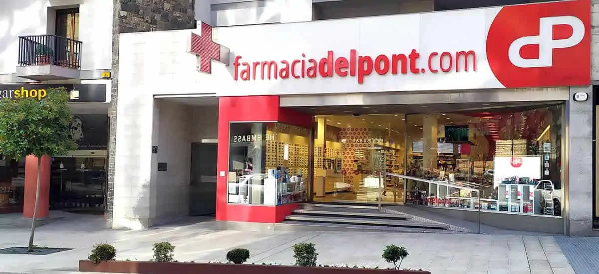 Farmacias online Andorra. Consultas medicamentos farmacia del Pont.